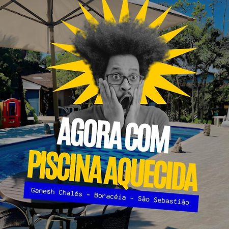 Ganesh Chalés Praia de Boraceia Esterno foto