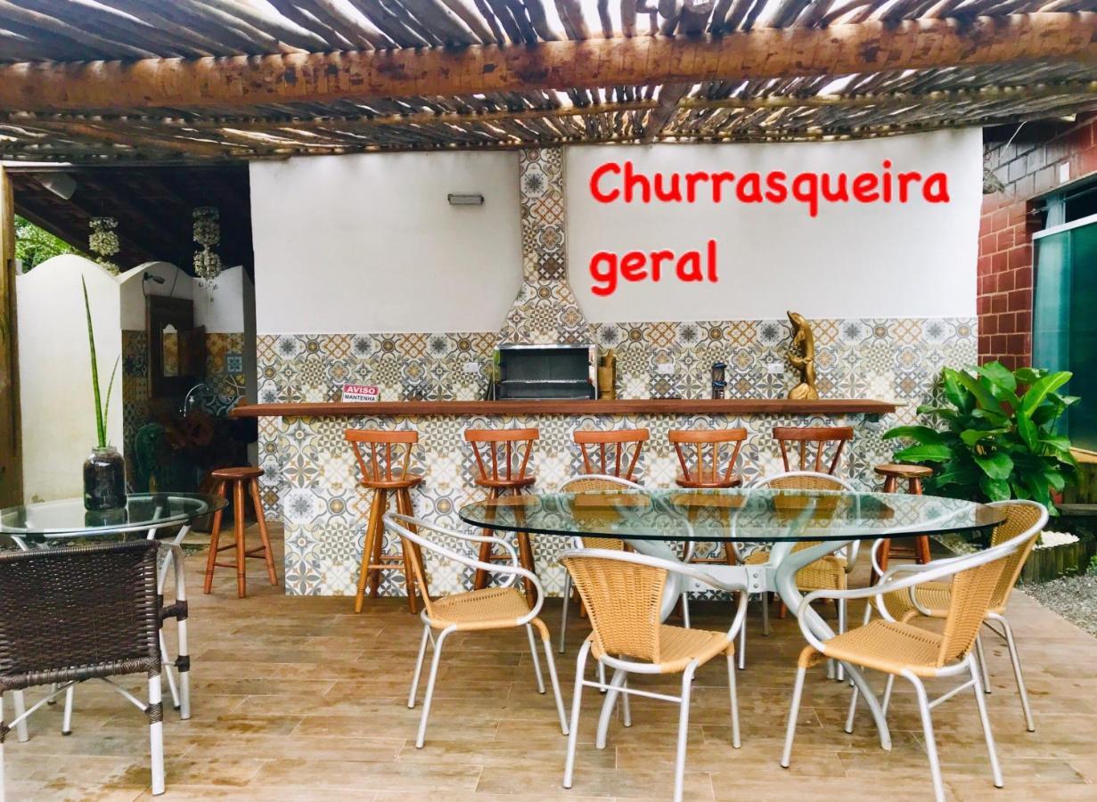 Ganesh Chalés Praia de Boraceia Esterno foto